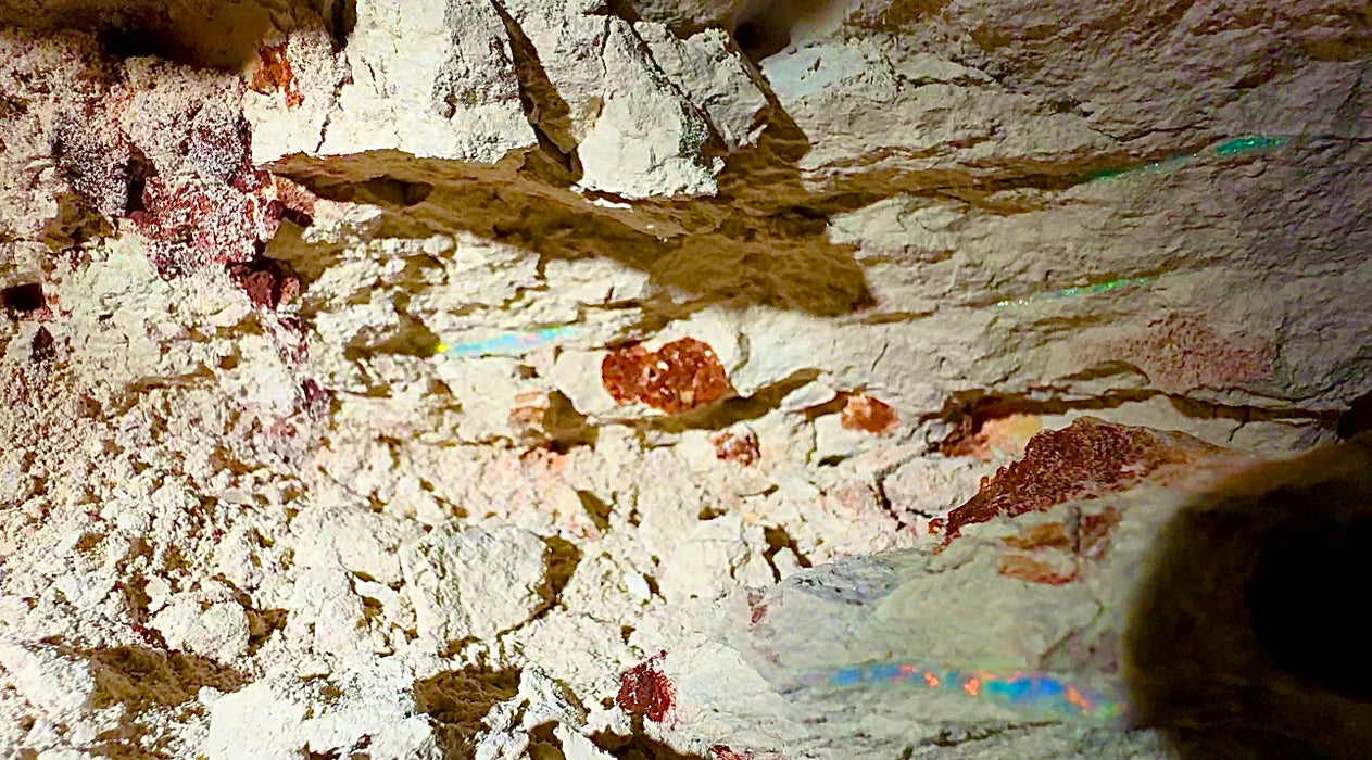 Vivus' Brilliant Australian Opal Pendant 14k Gold Doublet 5.7ct N87