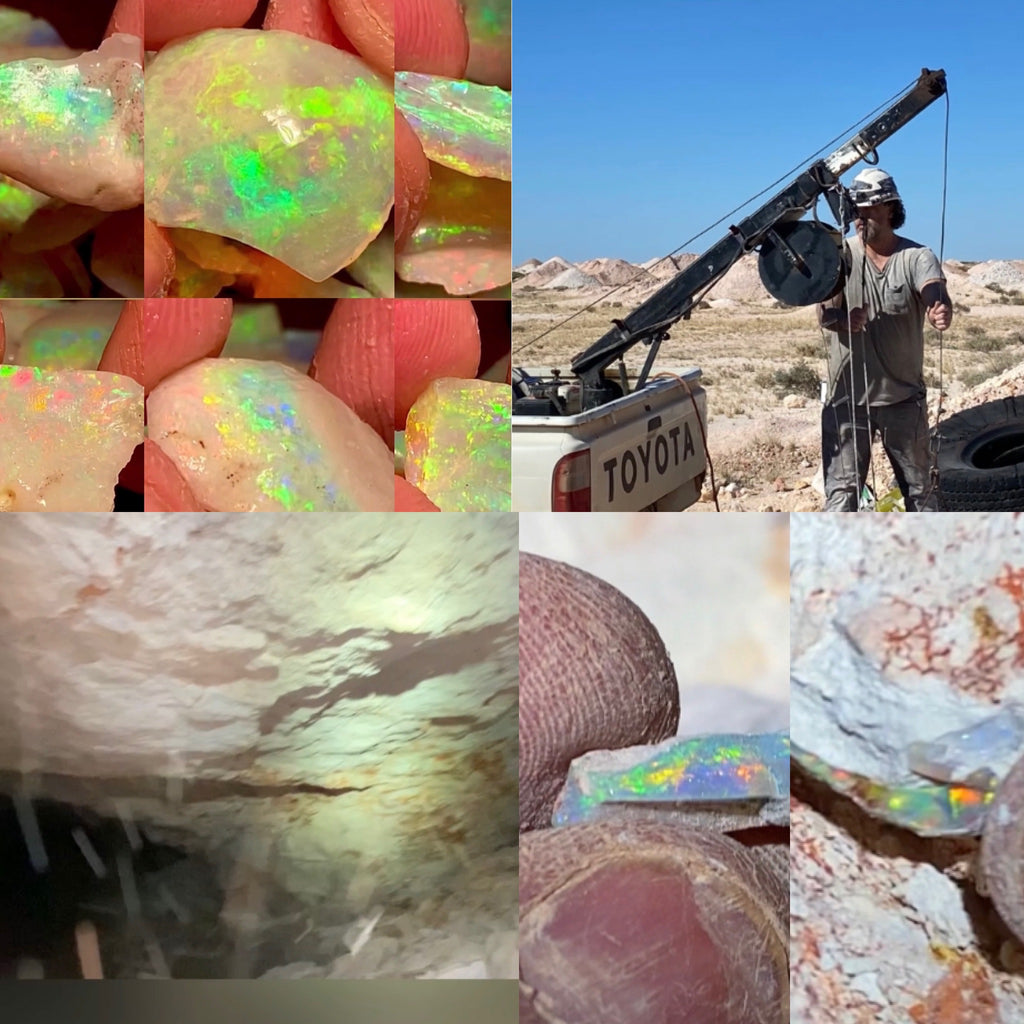 A week in the life of Coober Pedy Pillarbashers, Australian opal mining. Early March 22.