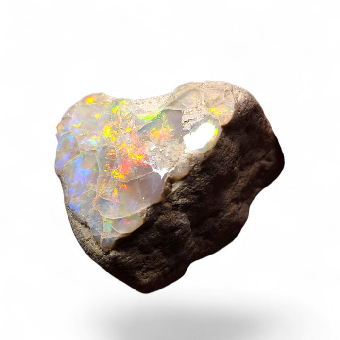 Australian Opal Mintabie Specimen Ornament Collectors Piece 38g Q46