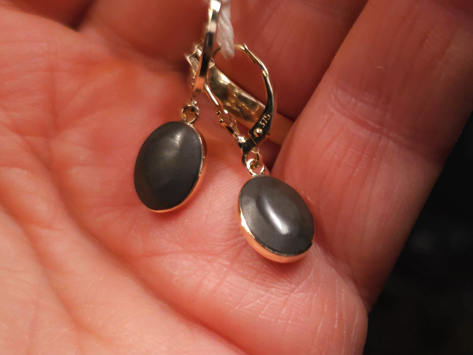 Flammes' Genuine Australian Solid Gold Drop Opal Earrings 10.5ct O76