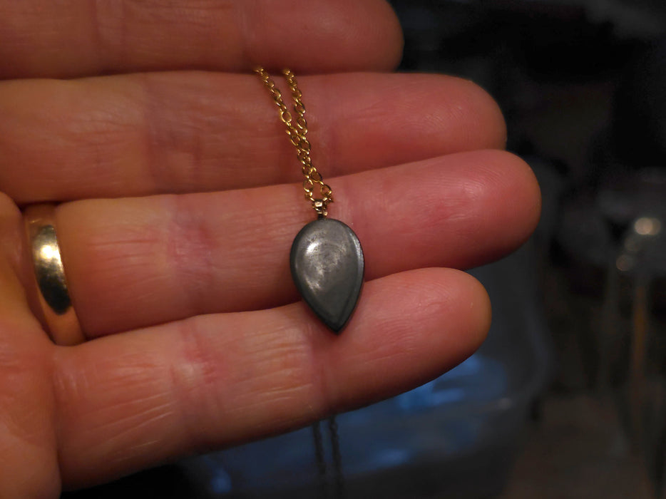 Promenata' Australian 14k Gold Opal Doublet Pendant Gift 4.4 carat P16