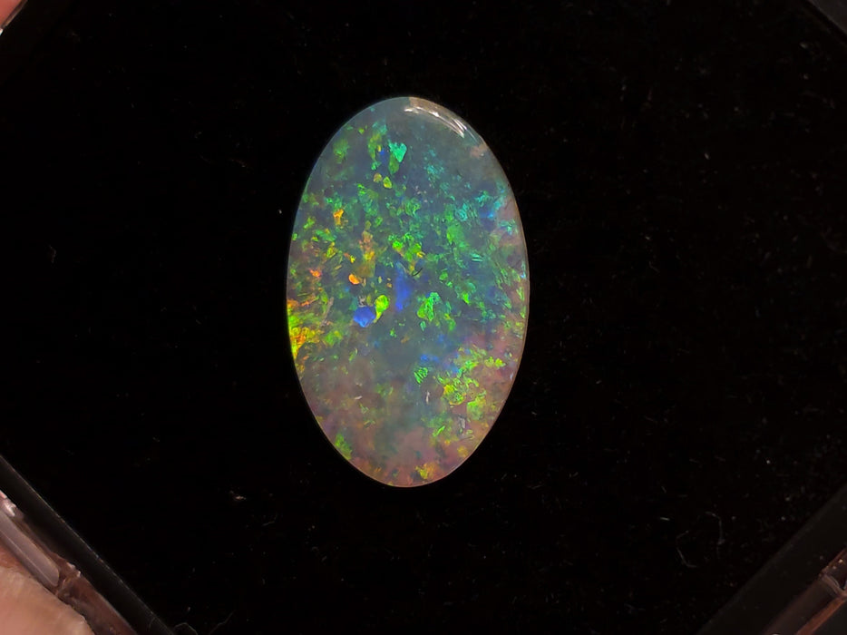 The Farm' Australian Dark Crystal Solid Opal 2.6ct Wholesale Gem L57