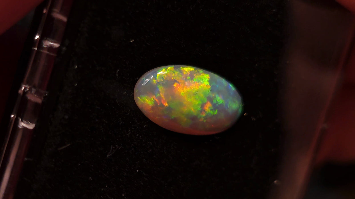 Old 15 Mile' Australian Dark Crystal Solid Opal 2.9ct Wholesale Gem L58