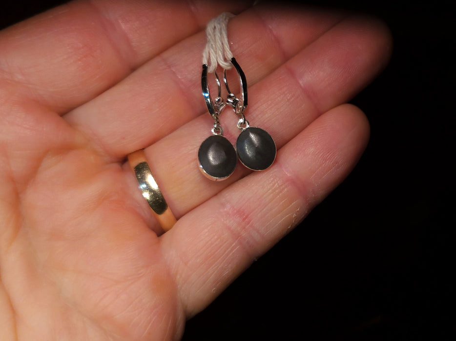 Florets' Australian Opal Dangle Earrings Silver Inlay Gift 2g P47