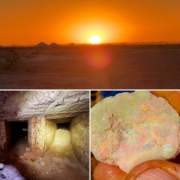 Elemento' Large Unisex Australian Opal Silver Ring 8.1g Free Re-Size Q28