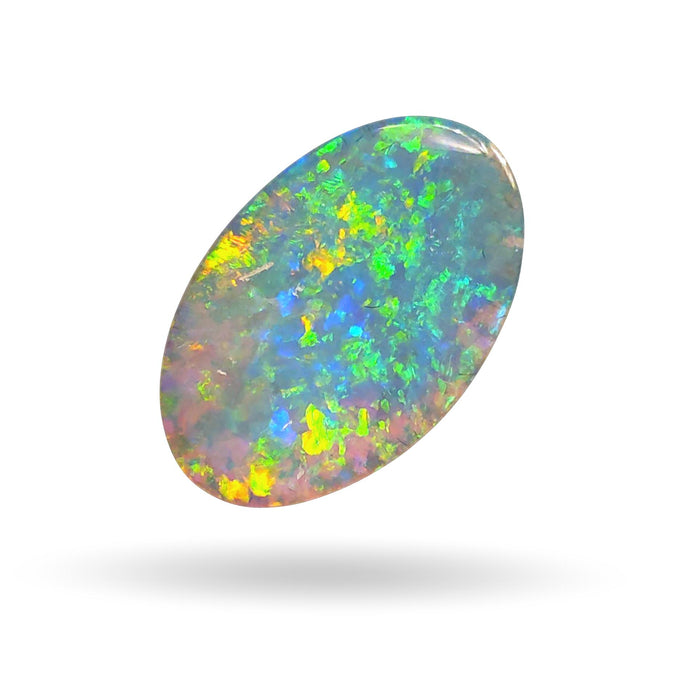 The Farm' Australian Dark Crystal Solid Opal 2.6ct Wholesale Gem L57