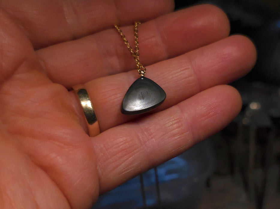 Uluru' Australian 14k Gold Opal Doublet Pendant Gift 6 carat P18