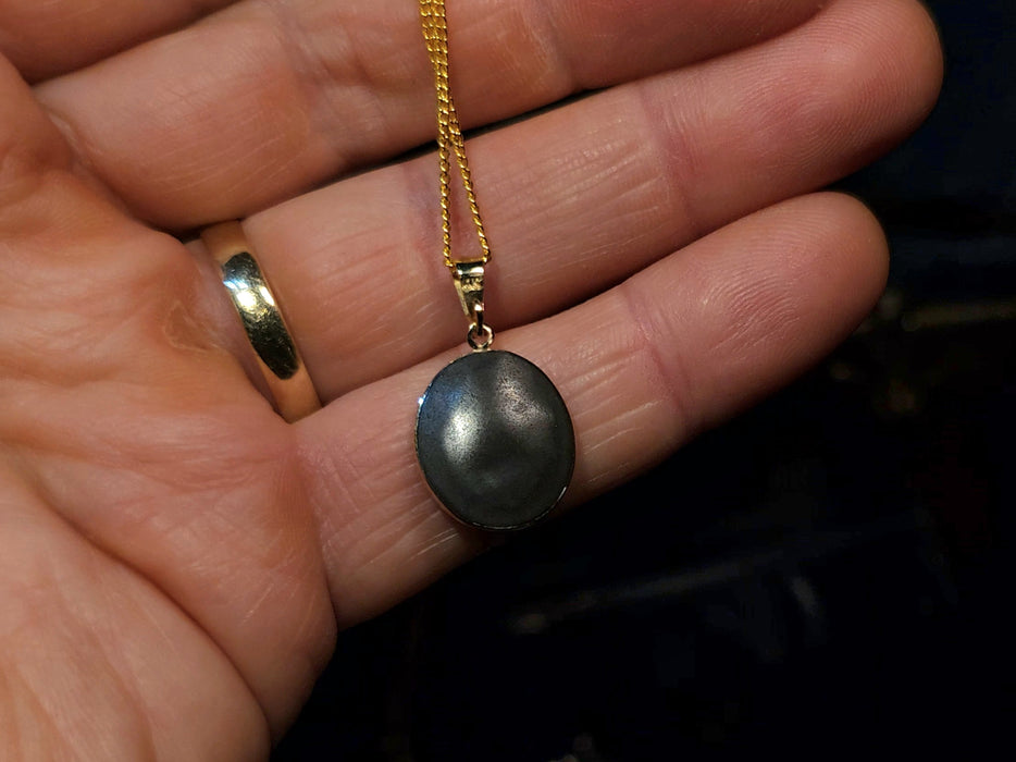 Nibiru' Genuine Australian Opal Pendant 14k Gem Gift 1.8g Q24