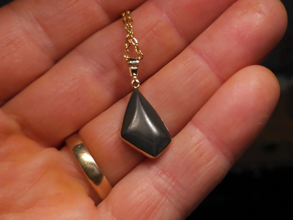 Verde Royale' Genuine Australian Opal Pendant 14k Gem Gift 7.8ct O89