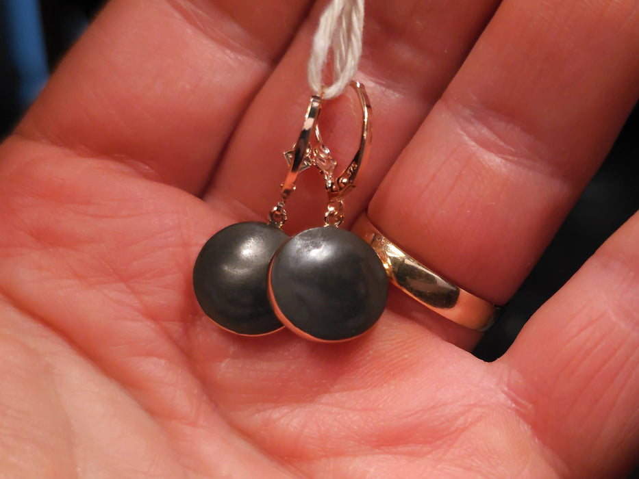 Pink Eclipse' Australian Opal Earrings Pink Gold Dangle Jewelry Gems 15ct O81