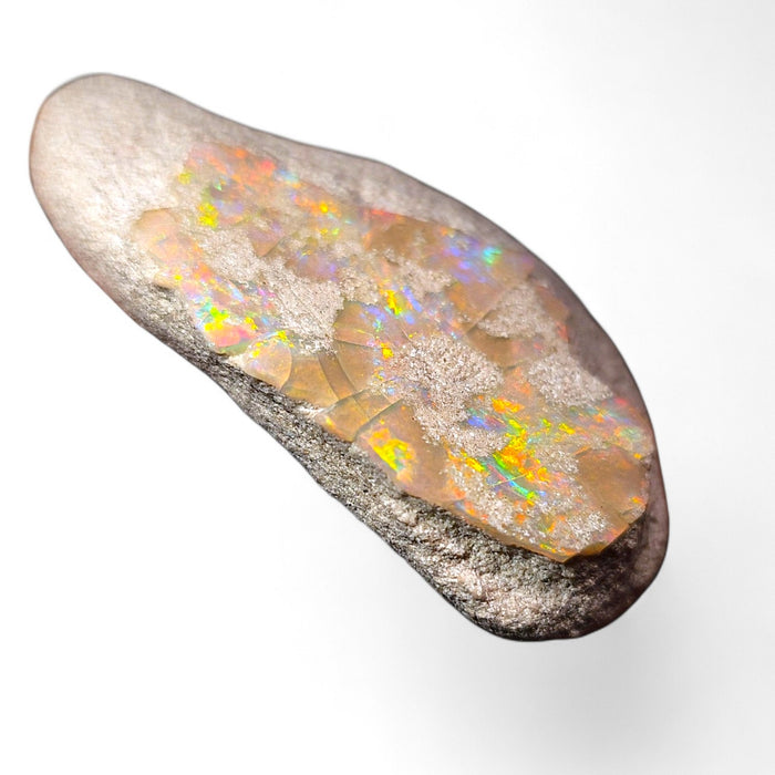 Australian Opal Mintabie Specimen Ornament Collectors Piece 76g Q45