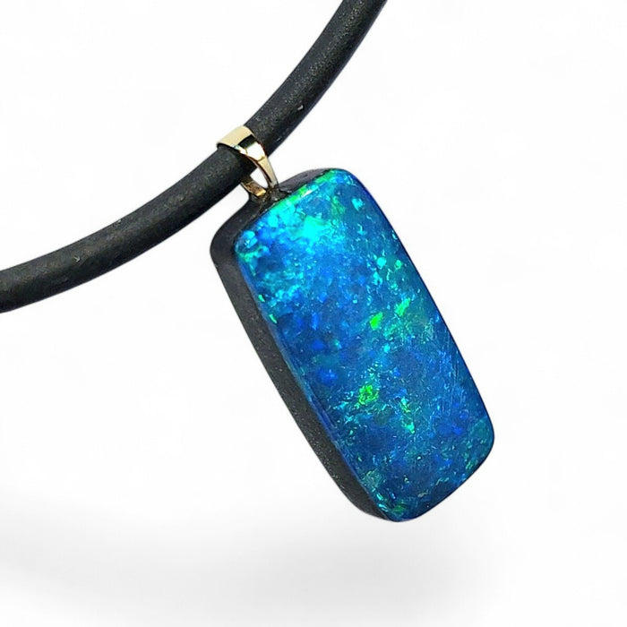 Vista Al Mar' Boho Style Surf Australian Opal Doublet Pendant 1.4g Q19