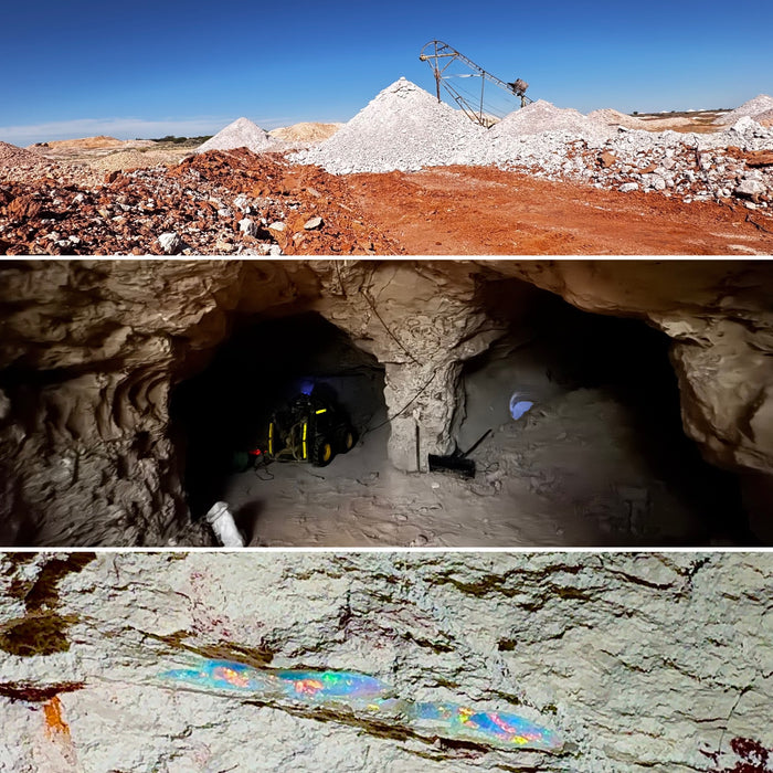 Lampros' Genuine Australian Opal Pendant 14k Gem Gift 9.7ct O91