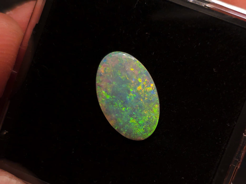 The Farm' Australian Dark Crystal Solid Opal 2.6ct Wholesale Gem L57