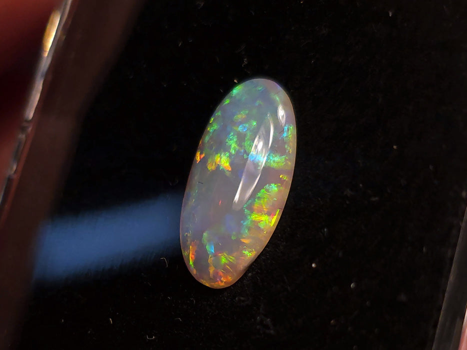 Old 15 Mile' Australian Dark Crystal Solid Opal 2.9ct Wholesale Gem L58