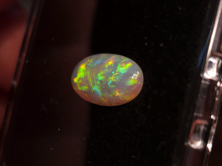 Old 15 Mile' Australian Dark Crystal Solid Opal 2.9ct Wholesale Gem L58