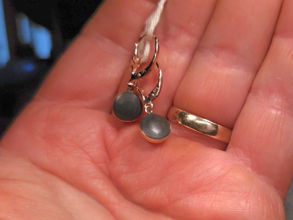 Rose Glow' Australian Opal Earrings Pink Gold Dangle Jewelry Gems 8.3ct O82