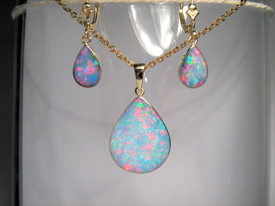 Tiny Opal Necklace, Gold – ICHU Jewellery